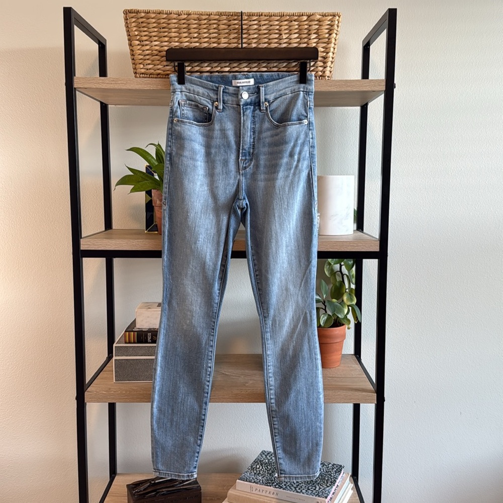 Good American Good Legs Mid-Rise Skinny Ankle Jeans, 4 / 27